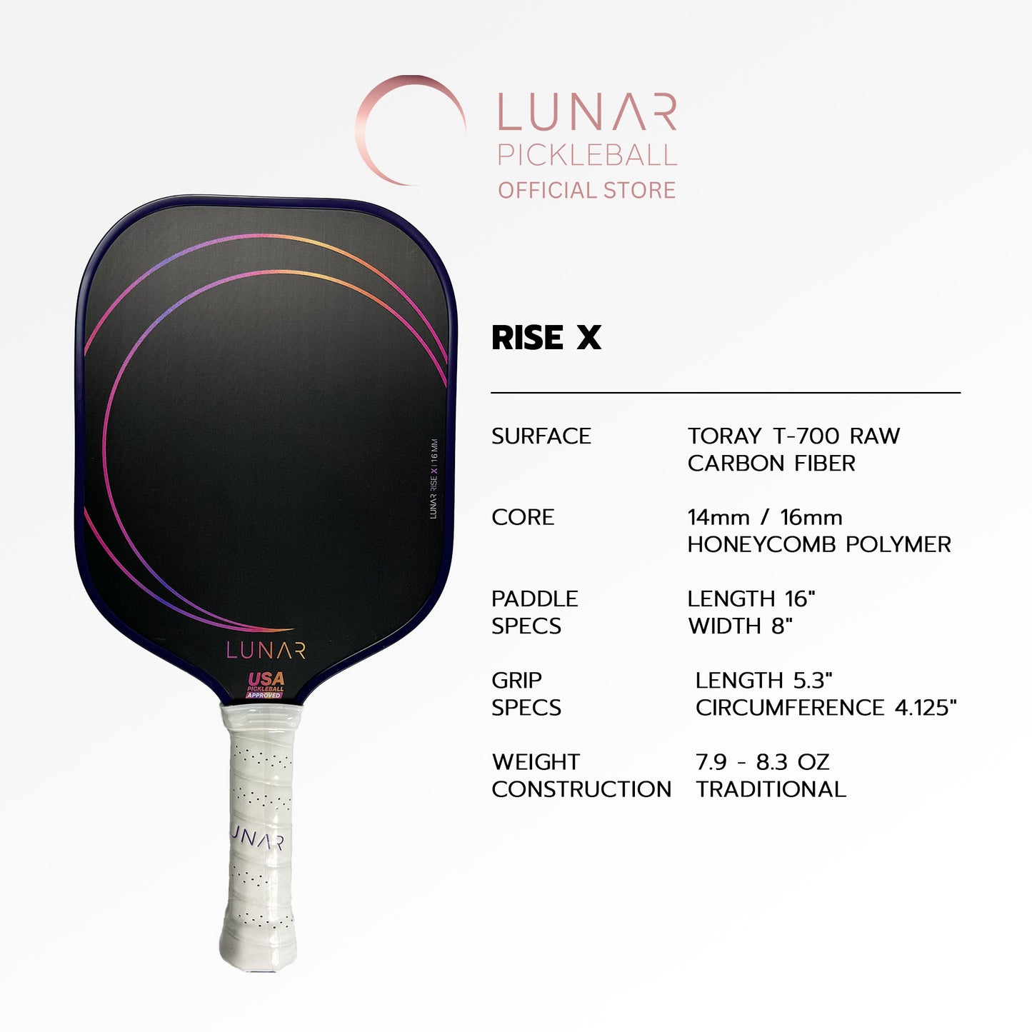 Lunar Rise X Pickleball Paddle