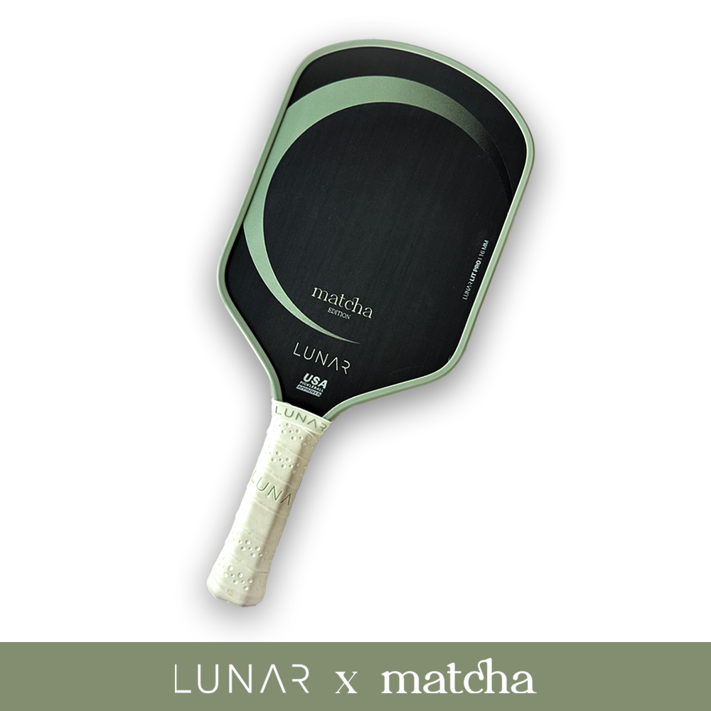 LUNAR LIT PRO 16mm Pickleball Paddle-Matcha – Lunar Pickleball