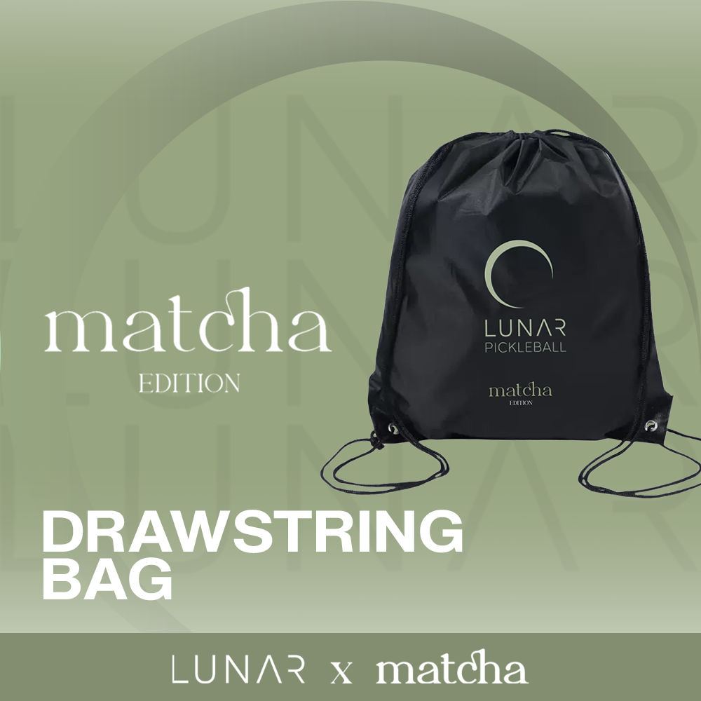 LUNAR Matcha Edition Drawstring Go Bag (PRE-ORDER) – Lunar Pickleball